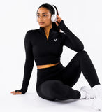 VEXA Sculpt Zip Jacket - Black lifestyle